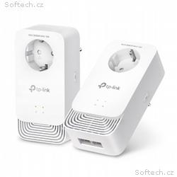 TP-Link PG2400P KIT Sada powerline s průchozí zásu