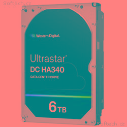WD Ultrastar DC HA340, 6TB, HDD, 3.5", SATA, 7200 