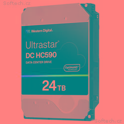 WD Ultrastar DC HC590, 24TB, HDD, 3.5", SATA, Čern