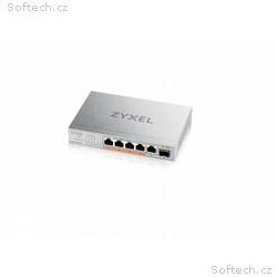 Zyxel XMG-105HP 5 Ports 2,5G + 1 SFP+, 4 ports 70W