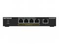 Netgear 5PT POE, POE+ GIGE UNMANAGED SWITCH - GS30