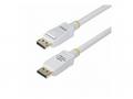 StarTech.com 10ft White VESA Certified DisplayPort
