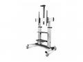 StarTech.com Rolling TV Cart, Stand On Wheels, Up 