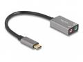 Delock - Adaptér USB-C, jack sluchátek - 24 pin US