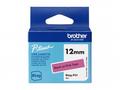 Brother BTAG-P31 - Black on pink - Role (1,2 cm x 