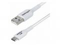StarTech.com 2m (6.6ft) White USB-A to USB-C Charg
