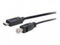 C2G 6ft USB 2.0 USB-C to USB-B Cable M, M - Black 