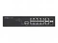 LANCOM GS-2412P - Prepínac - rízený - 8 x 10, 100,
