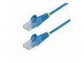 Startech 7m Blue Slim CAT6 Ethernet Cable, Snagles