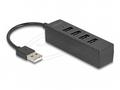 Delock - Rozbocovac - Typ A - 4 x USB 2.0 - deskto