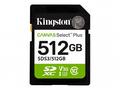 Kingston paměťová karta 512GB Canvas Select Plus G