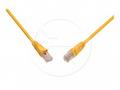 SOLARIX patch kabel CAT6 UTP PVC 0,5m žlutý snag p