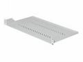 19" police A1 s perforací 750mm, max.40kg šedá