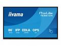 86" iiyama TE8613A-B2AG:IPS, 4K, 40P, USB-C, EDLA
