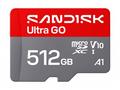SanDisk MicroSDXC karta 512GB ULTRA GO(190MB, s, U