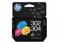HP 302, 304 - 2 ml - barva (azurová, purpurová, žl