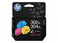 HP 302XL, 304XL - 7 ml - Vysoká výtežnost - barva 