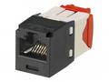 Panduit MINI-COM TX-5e - Modul - CAT 5e - černá - 