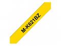 Brother M-K621BZ - Černá na žluté - Role (0,9 cm x