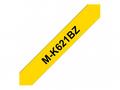 Brother M-K621BZ - Černá na žluté - Role (0,9 cm x