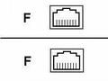 APC - Síťový propojovací kabel - RJ-45 (F) do RJ-4