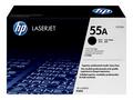 HP 55A Black LJ Toner Cart, CE255A (6,000 pages)