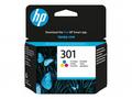 HP 301 - 3 ml - barva (azurová, purpurová, žlutá) 