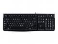 Logitech K120, Drátová USB, US-Layout, Černá