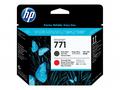 HP 771 - Matná čerň, chromová červená - tisková hl