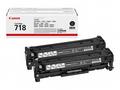 Canon toner CRG-718BK, černy - 2 pack