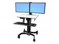 Ergotron WorkFit-C Dual - Sedící, stojící pracovní