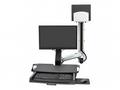 ERGOTRON StyleView® Sit-Stand Combo System s prac.