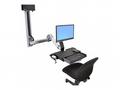 Ergotron StyleView Sit-Stand Combo Extender - Upev