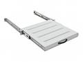 TRITON Police s perforací 19", 1U, 750mm, nosnost 