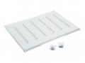 TRITON Police s perforací 19", 1U, 650mm, nosnost 