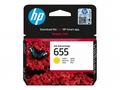 HP 655 - ?lutá - originální - inkoustová cartridge