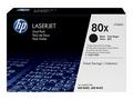 HP 80X - 2-balení - Vysoká výtěžnost - černá - ori