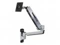 ERGOTRON LX Sit-Stand Wall Mount LCD Arm, Polished
