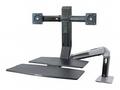 Ergotron WorkFit-A Dual Workstation With Worksurfa