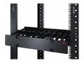 APC Horizontal Cable Manager Single-Sided with Cov