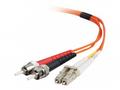 C2G LC-ST 50, 125 OM2 Duplex Multimode PVC Fiber O