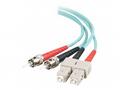 C2G SC-ST 10Gb 50, 125 OM3 Duplex Multimode PVC Fi