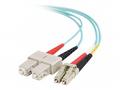 C2G LC-SC 10Gb 50, 125 OM3 Duplex Multimode PVC Fi