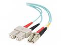 C2G LC-SC 10Gb 50, 125 OM3 Duplex Multimode PVC Fi