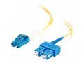 C2G LC-SC 9, 125 OS1 Duplex Singlemode PVC Fiber O