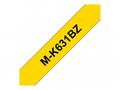 Brother M-K631BZ - Černá na žluté - Role (0,9 cm x