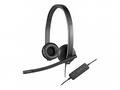 Logitech UC Corded Stereo USB Headset H570e (Leath