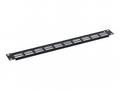 TRITON 19" záslepka 1U perforovaná oválem 36 x 6 m