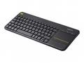 Logitech Wireless Touch Keyboard K400 Plus - Kláve