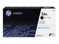 HP 26A Black LJ Toner Cart, CF226A (3,100 pages)